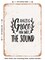 DECORATIVE METAL SIGN - Amazing Grace How Sweet the Sound - 4 - Vintage Rusty Look